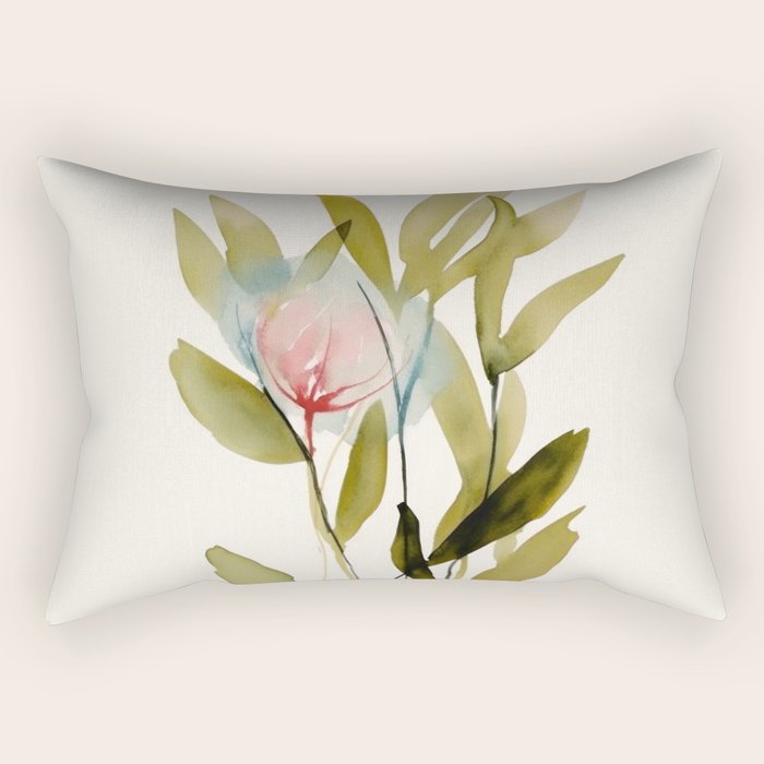 Abstract Flower Bouquet  Rectangular Pillow