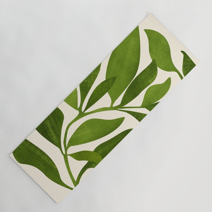 The Wanderer - House Plant Illustration Yoga Mat