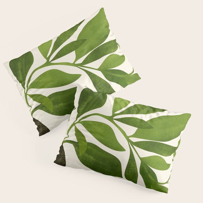 The Wanderer - House Plant Illustration Pillow Sham