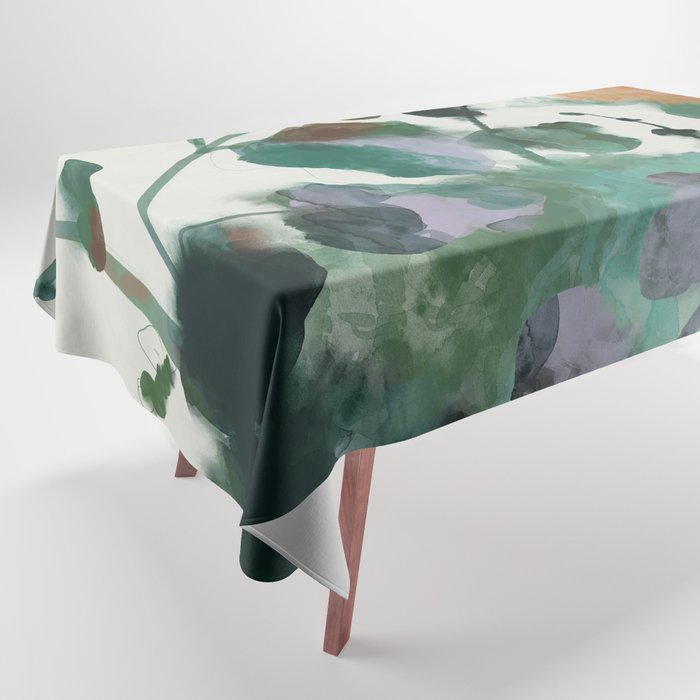 Floral Abstract Summer Autumn Tablecloth