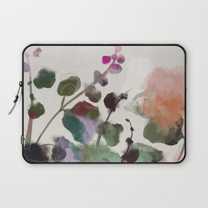 Floral Abstract Summer Autumn Laptop Sleeve
