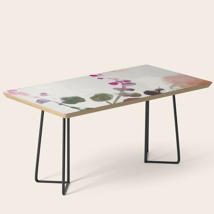 Floral Abstract Summer Autumn Coffee Table