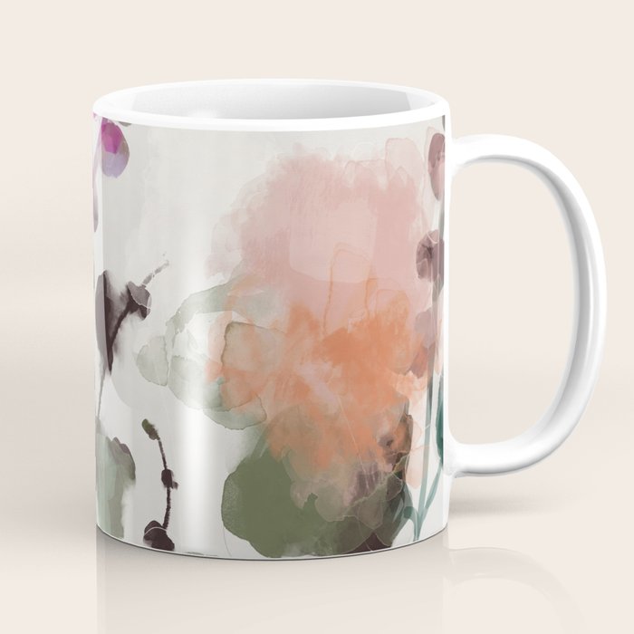 Floral Abstract Summer Autumn Coffee Mug