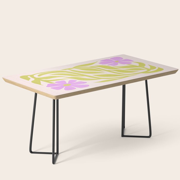 Lilac & Lime: Les Fleurs | Flower Market Color Series 02 Coffee Table