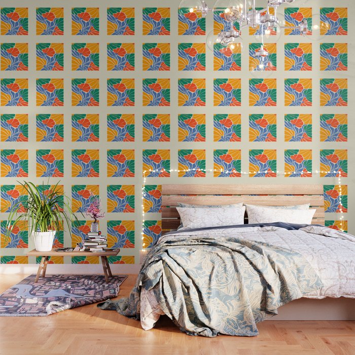 Starlight Summer: Matisse Foliage | Flower Market 002 Wallpaper