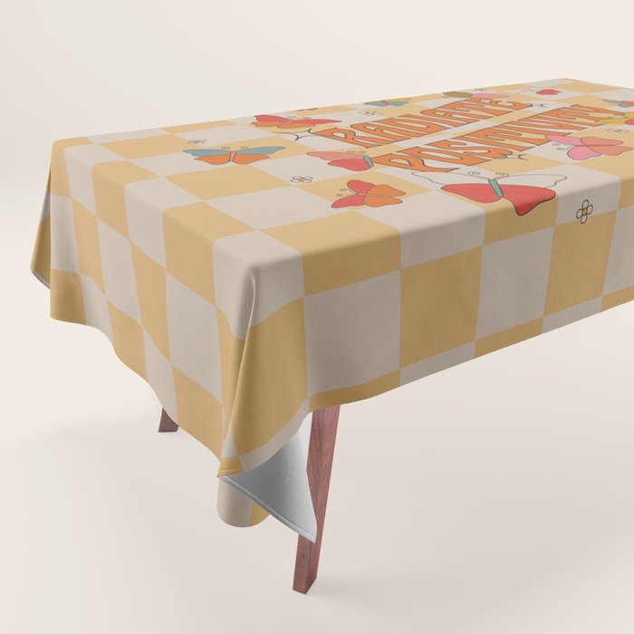 Radiate Positivity Butterflies Tablecloth