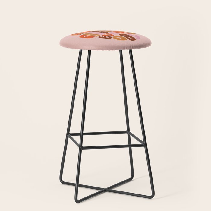 Grateful Everyday - 70s Hippie Style  Stool
