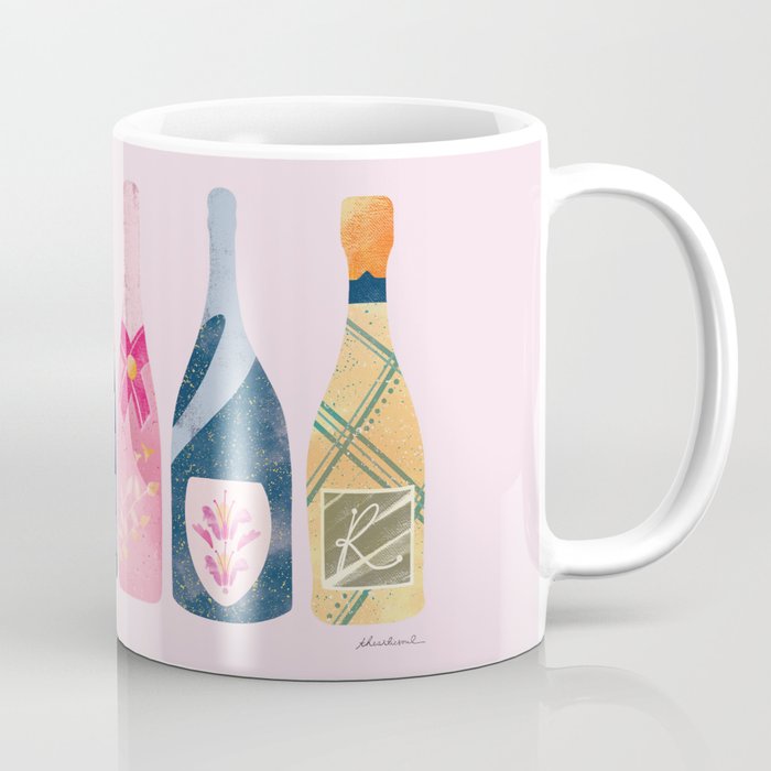 Champagne Bottles - Pink Ver. Coffee Mug