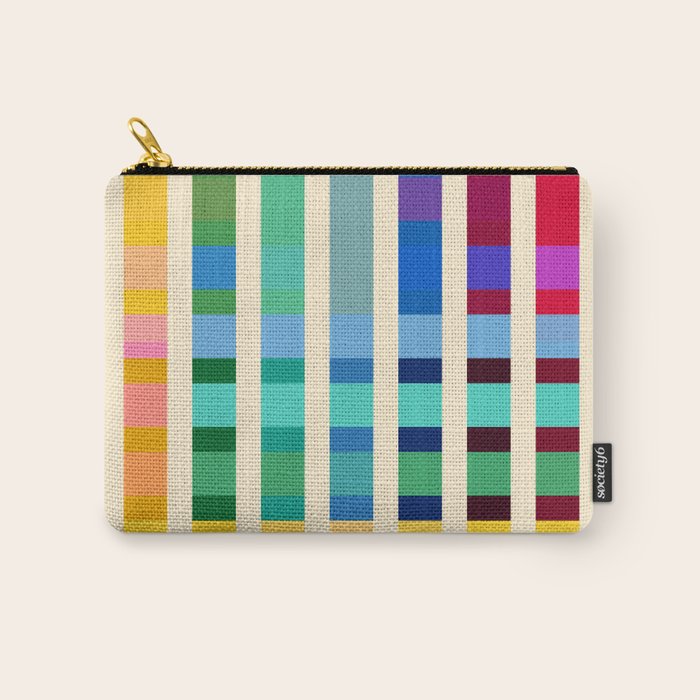 Futuristic Cyber Rainbow Crossing Carry All Pouch