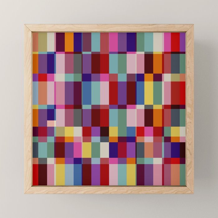 Futuristic Cyber Crossing Mini Art Print