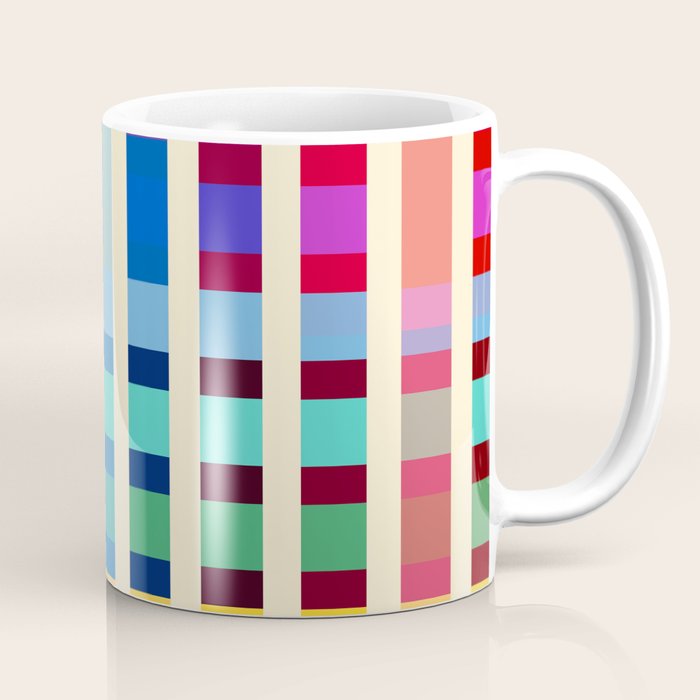 Futuristic Cyber Rainbow Crossing Coffee Mug