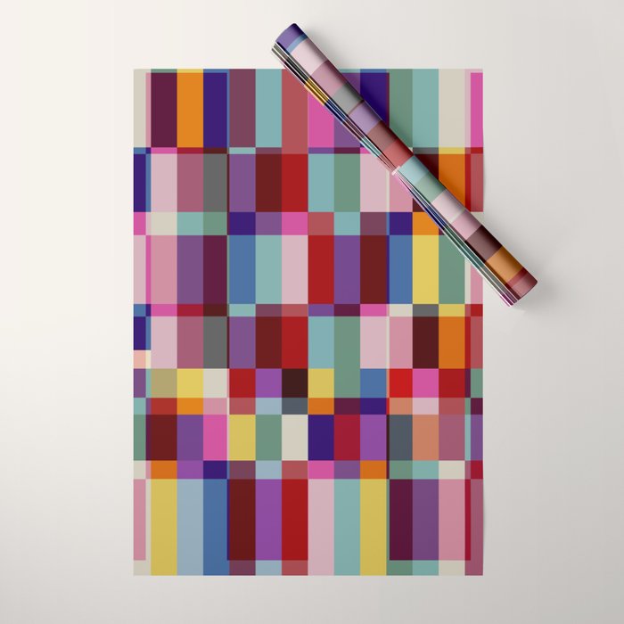 Futuristic Cyber Crossing Wrapping Paper