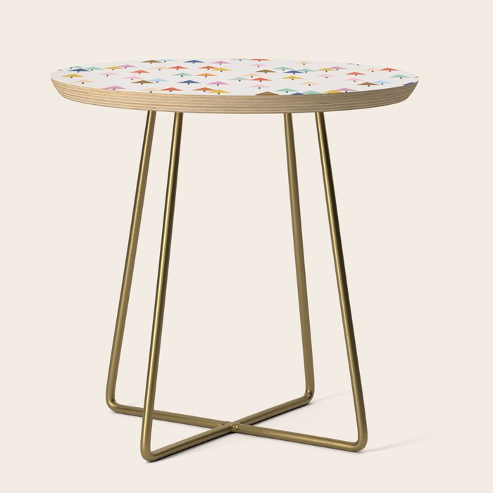 Pastel Triangle Trees: Cozy Winter Vibes With Modern Charm Side Table