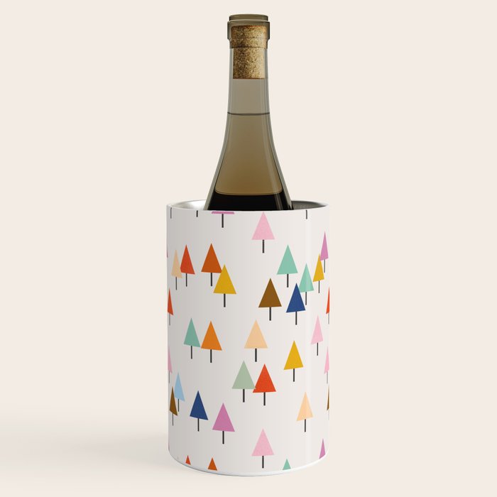 Pastel Triangle Trees: Cozy Winter Vibes With Modern Charm Wine Chiller