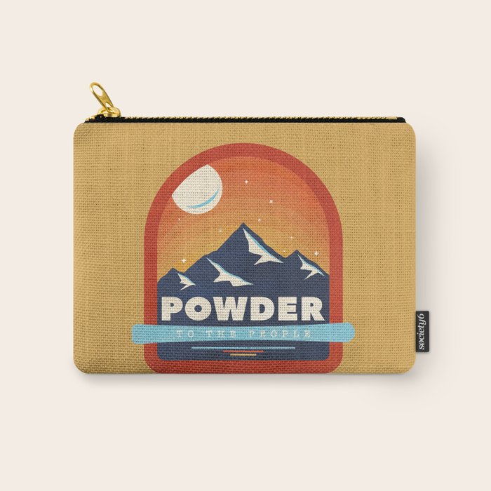Powder To The People - Ski Badge Carry All Pouch