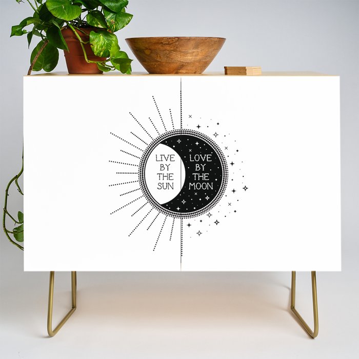 Live By The Sun Love By The Moon Credenza