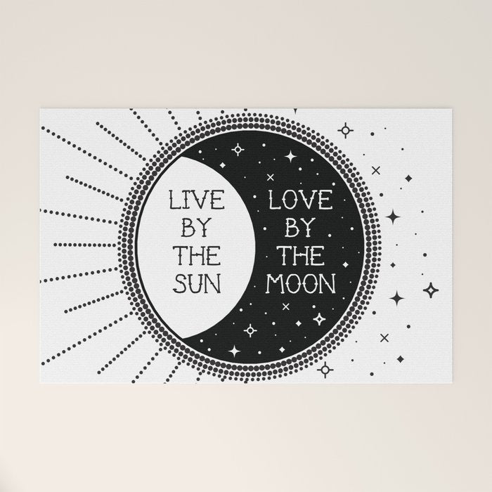 Live By The Sun Love By The Moon Welcome Mat