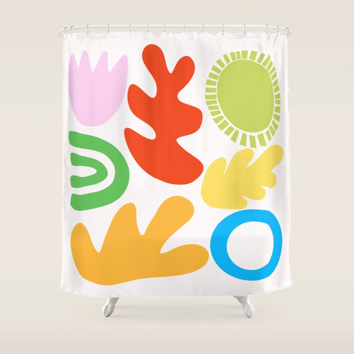 Collecting Happy Things No. 2 Shower Curtain