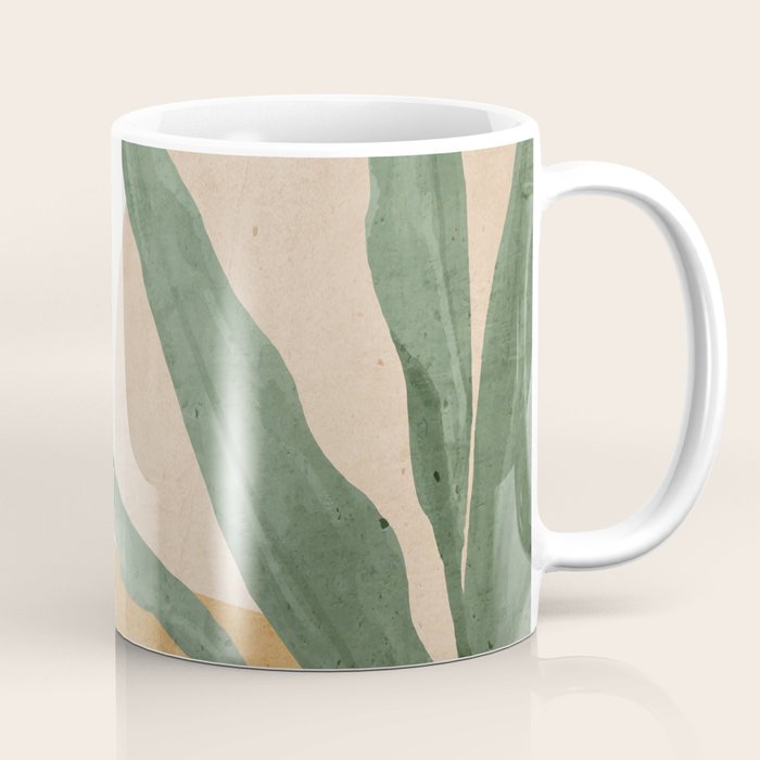 Abstract Art Tropical Leaves 4 Coffee Mug