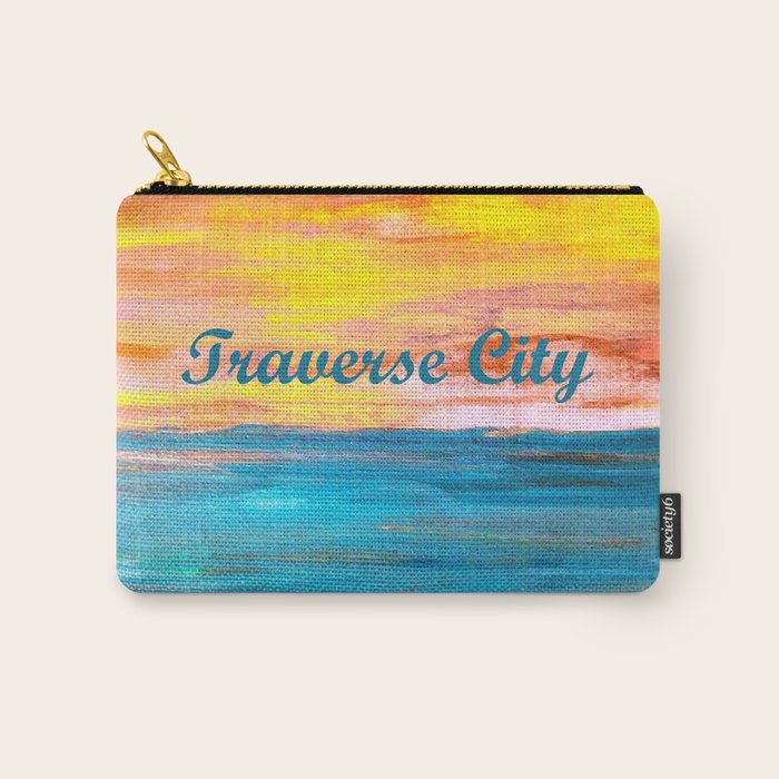Traverse City Sunset Dream Carry All Pouch