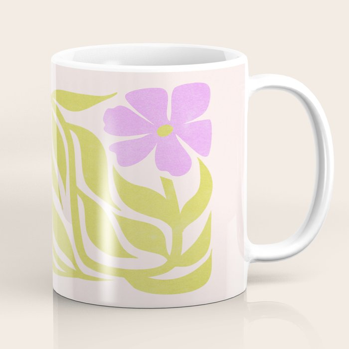 Lilac & Lime: Les Fleurs | Flower Market Color Series 02 Coffee Mug