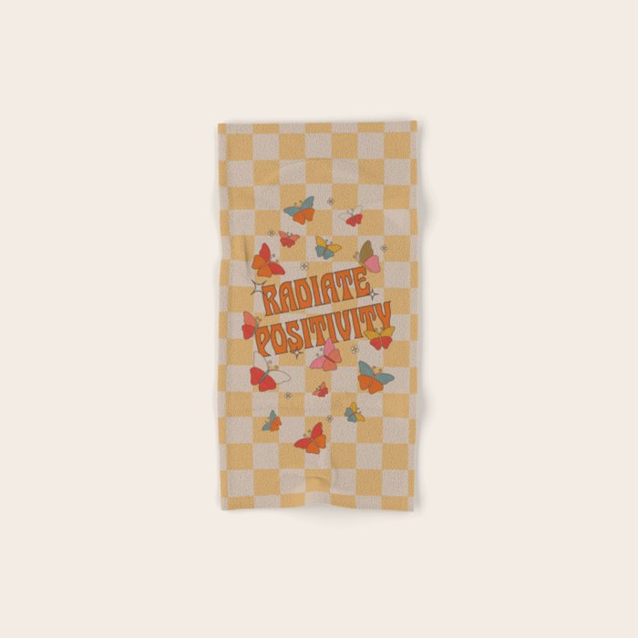 Radiate Positivity Butterflies Bath Towel
