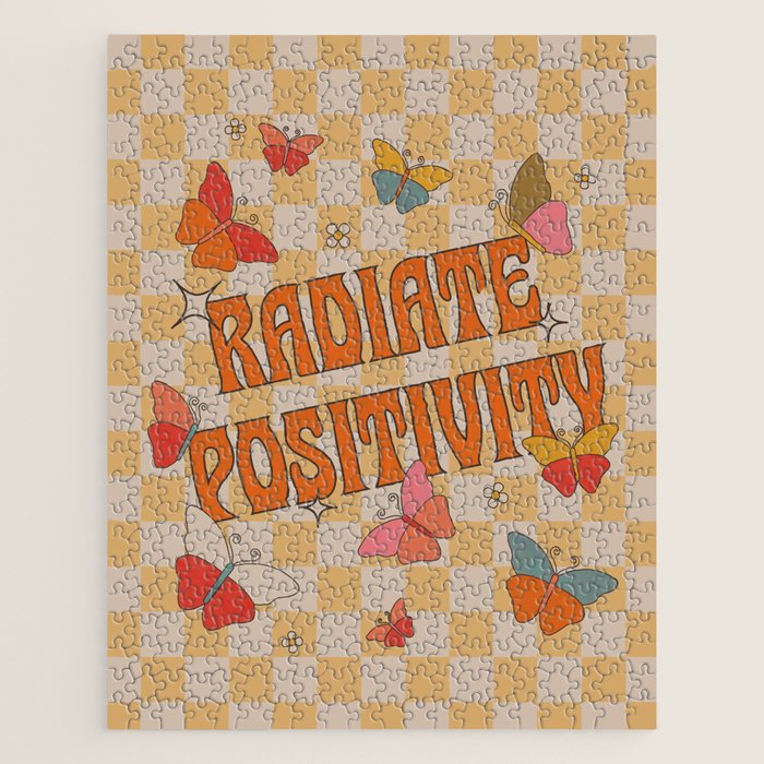 Radiate Positivity Butterflies Jigsaw Puzzle