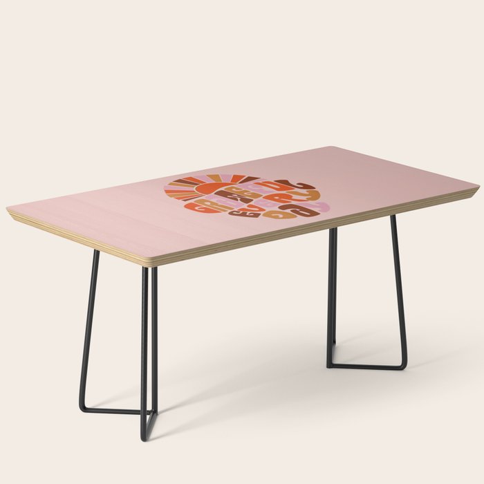 Grateful Everyday - 70s Hippie Style  Coffee Table