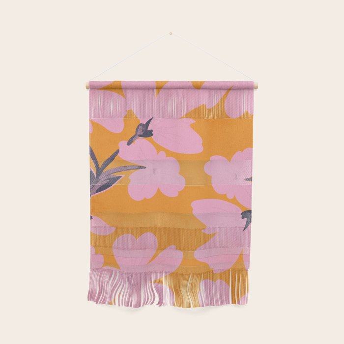 Abstract Minimal Flowers 18 Wall Hanging