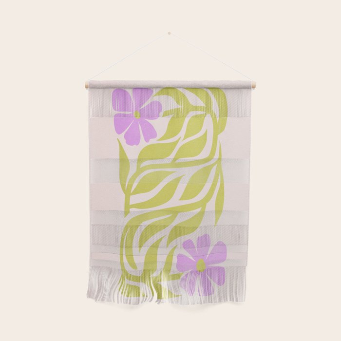 Lilac & Lime: Les Fleurs | Flower Market Color Series 02 Wall Hanging