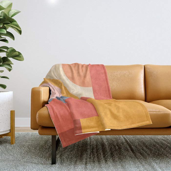 Abstract Geometric Shapes 31 Throw Blanket