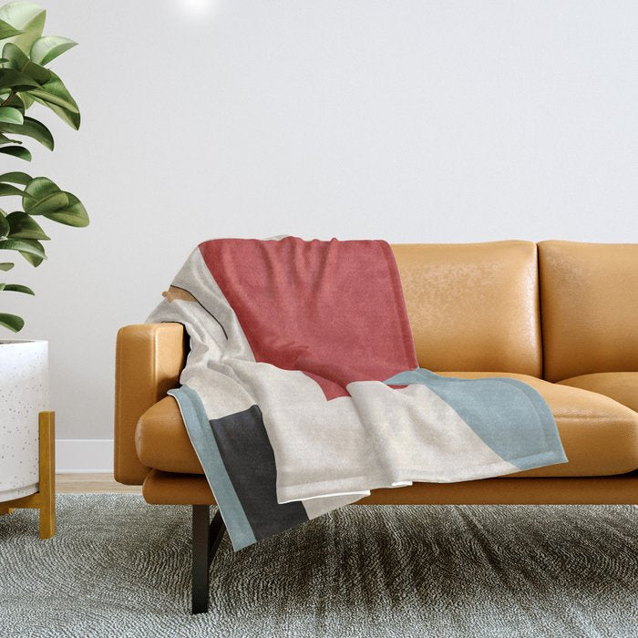 Minimal Geometric Abstraction 28 Throw Blanket