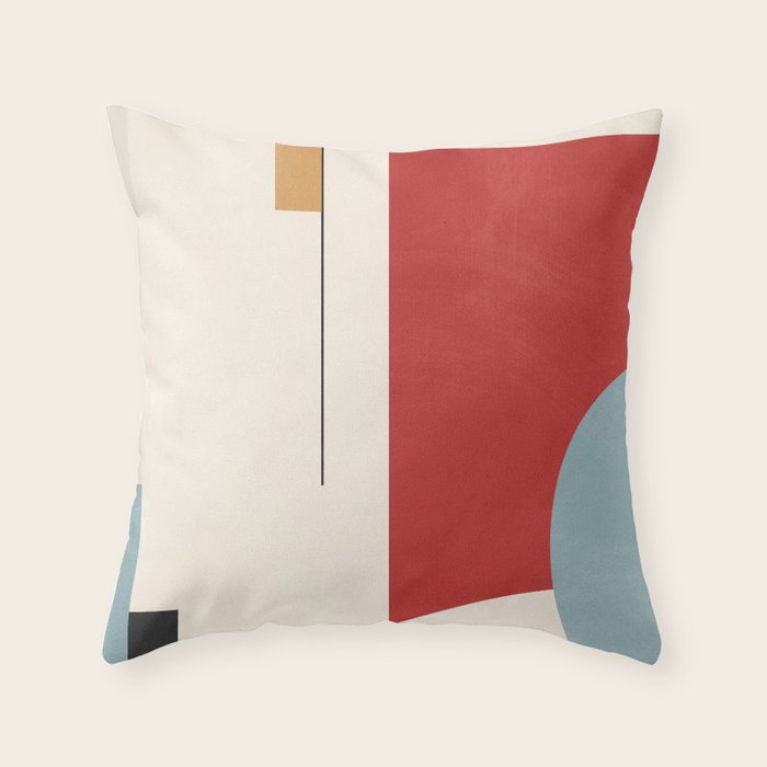 Minimal Geometric Abstraction 28 Throw Pillow