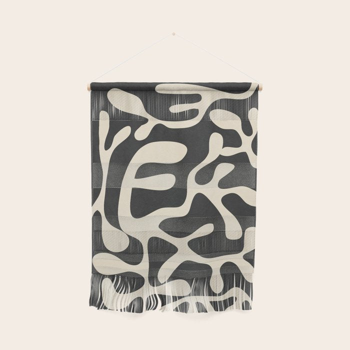 Minimalist Abstract Leaves 1 Wall Hanging