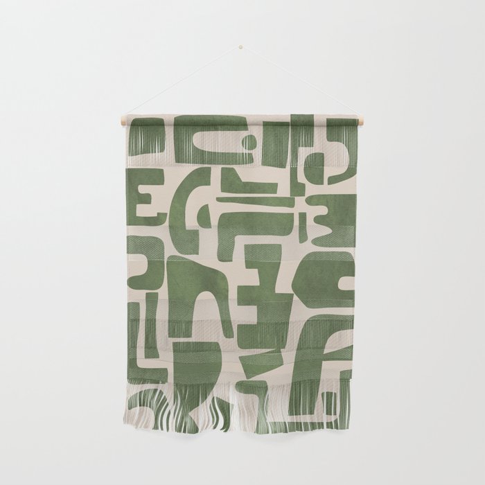 Organic Contemporary Modern Shapes 03 Wall Hanging