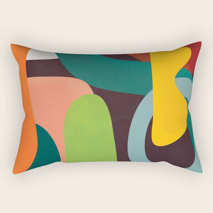 Minimal Modern Abstract 39 Rectangular Pillow