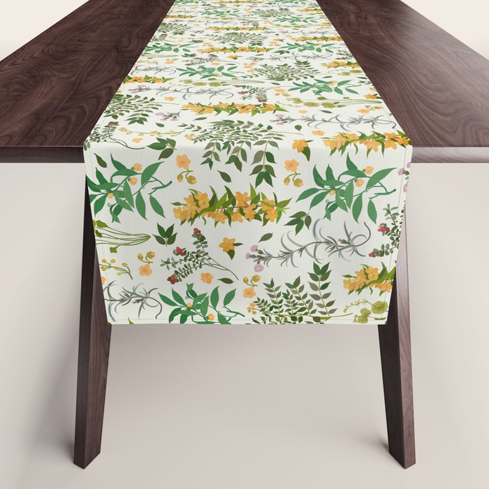 Vintage Wildflowers / Cozy Botanicals Table Runner