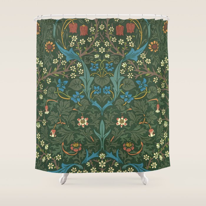 William Morris "Blackthorn" 1. Shower Curtain
