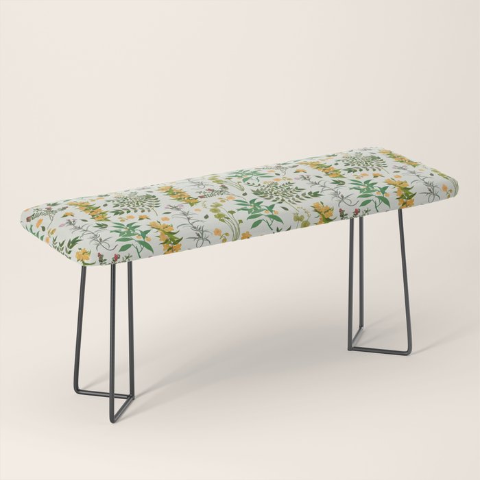 Vintage Wildflowers / Cozy Botanicals Bench
