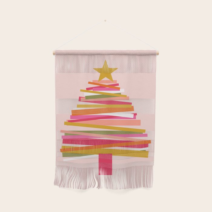 Ribbon Christmas Tree - Candy Wall Hanging