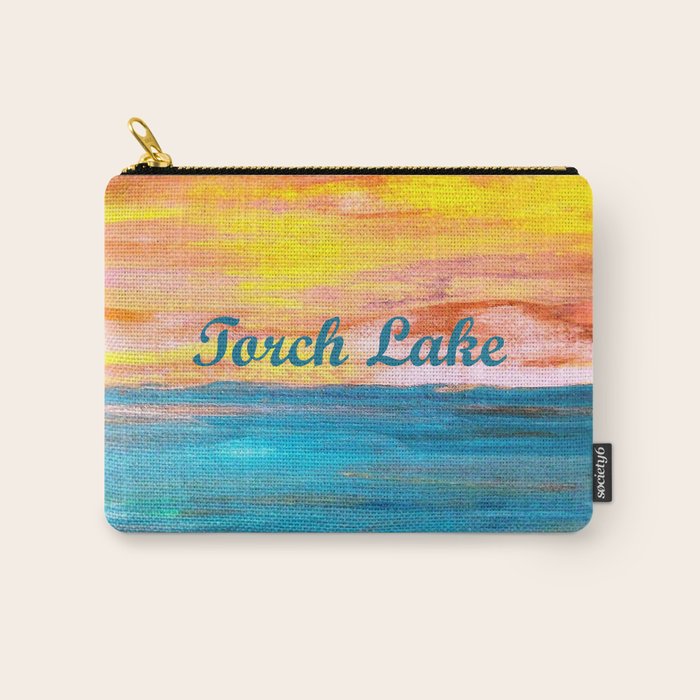 Torch Lake Sunset Dream Ii Carry All Pouch