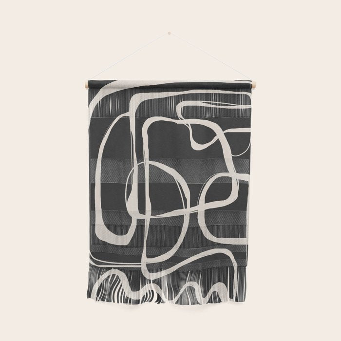Modern Minimalist One Line Art 1 Wall Hanging