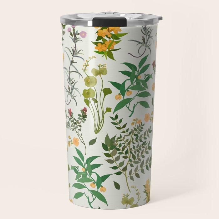 Vintage Wildflowers / Cozy Botanicals Travel Mug
