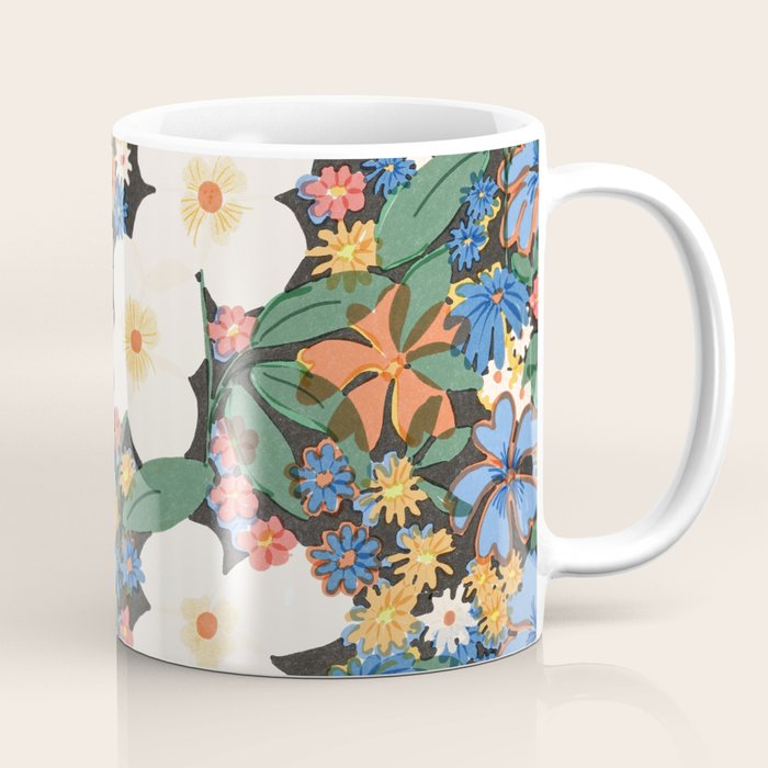 Grandma'S Garden Dark Background Coffee Mug