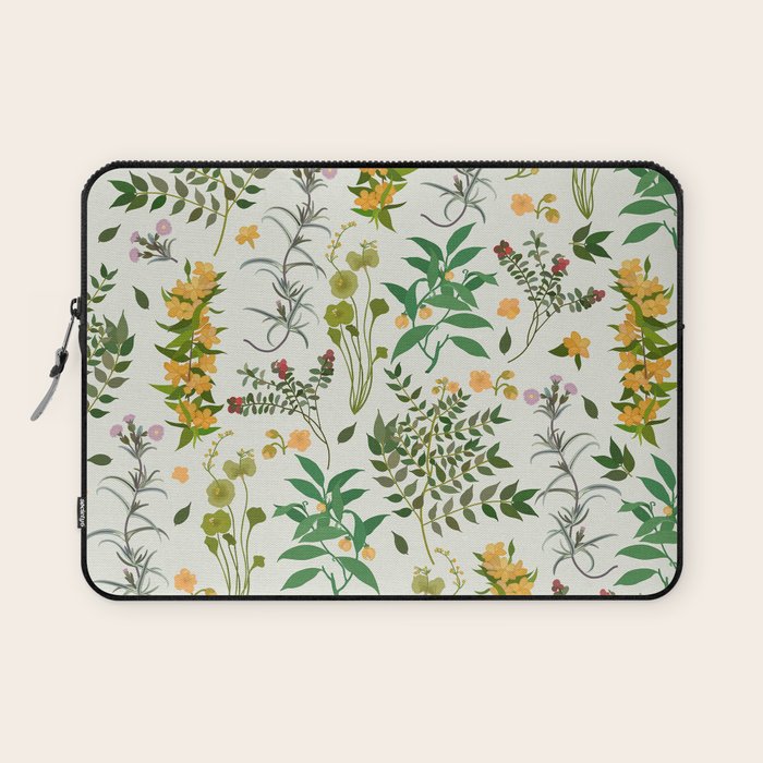 Vintage Wildflowers / Cozy Botanicals Laptop Sleeve