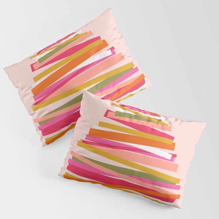 Ribbon Christmas Tree - Candy Pillow Sham
