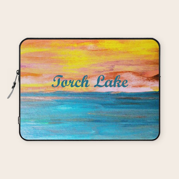 Torch Lake Sunset Dream Ii Laptop Sleeve