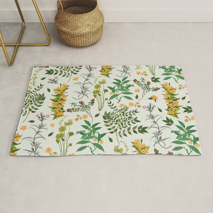 Vintage Wildflowers / Cozy Botanicals Rug