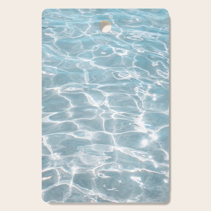 Crystal Clear Blue Water Photo Art Print | Crete Island Summer Holiday | Greece Travel Photography Cutting Board