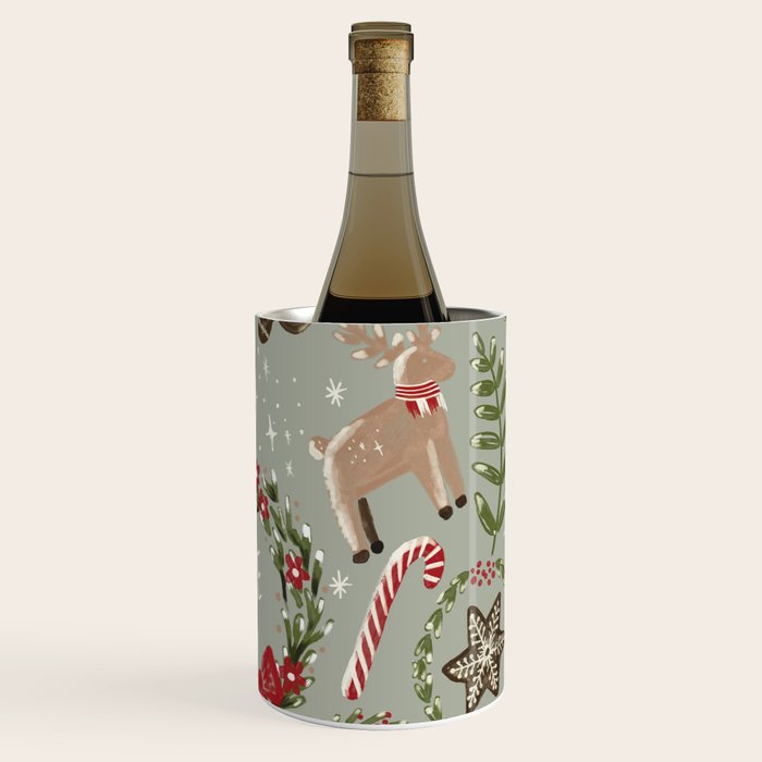 Magical Christmas - Sage Green Wine Chiller